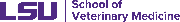 Louisiana State University-School of Veterinary Medicine Logo